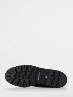 Mannori – Schnürboots aus Lammleder Schwarz