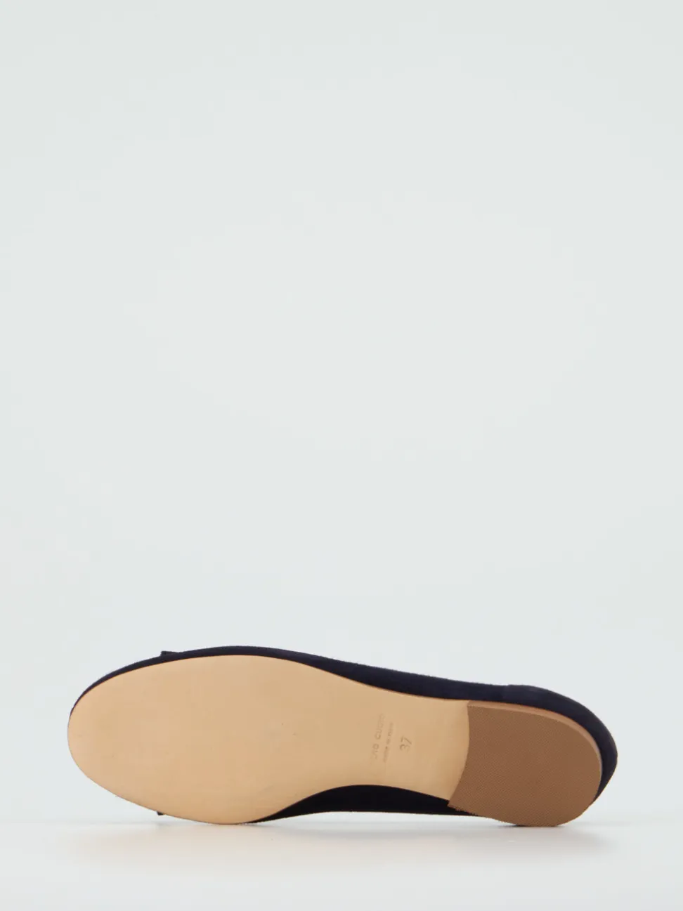 Mannori – Slipper aus Veloursleder Dunkelblau