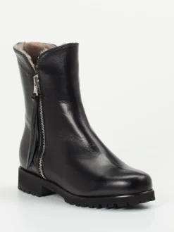 Mannori – Stiefelette aus Lammleder schwarz