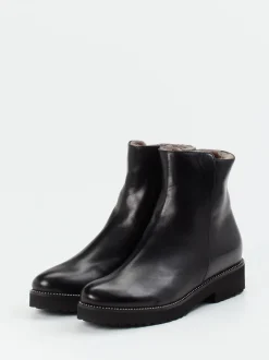 Mannori – Stiefelette aus Lammleder schwarz