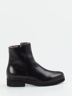 Mannori – Stiefelette aus Lammleder schwarz