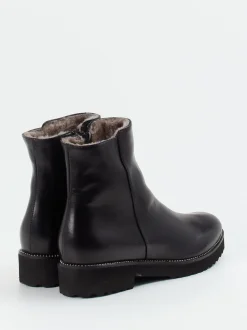 Mannori – Stiefelette aus Lammleder schwarz