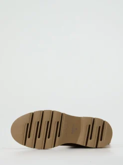 Mannori – Stiefeletten aus Veloursleder Karamellbraun