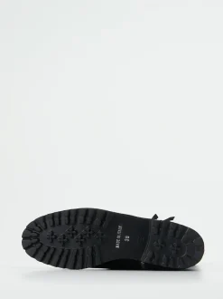 Mannori – Stiefeletten aus Veloursleder schwarz