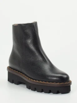 Mannori – Stiefeletten aus Kalbleder Schwarz
