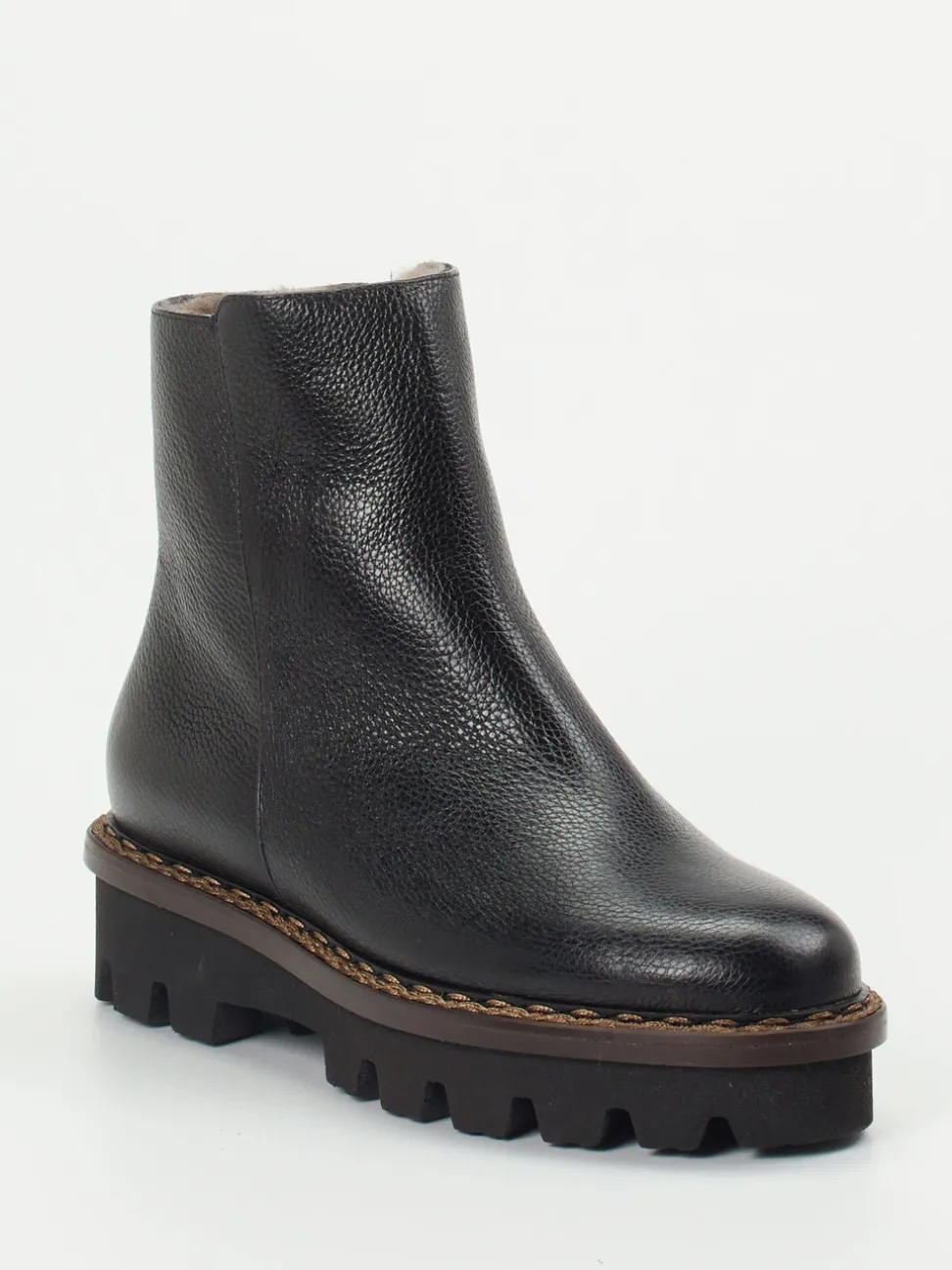 Mannori – Stiefeletten aus Kalbleder Schwarz