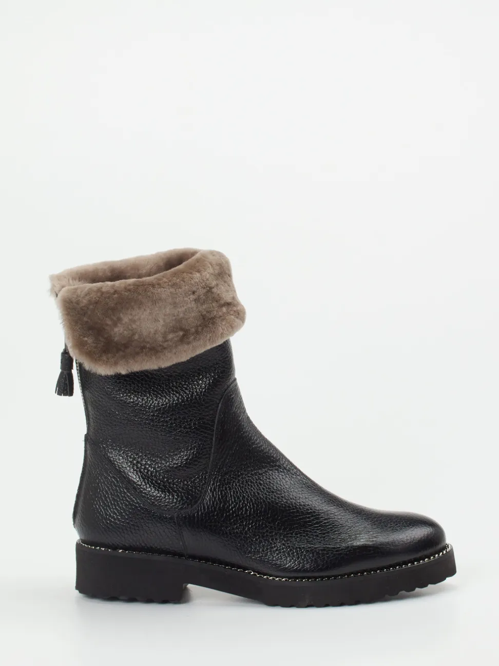 Mannori – Winterboots aus Kalbleder mit Lammfell