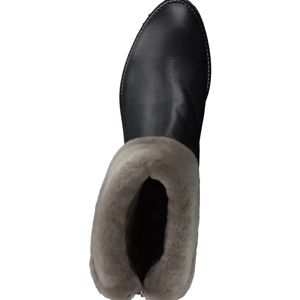 Mannori – Winterboots aus Kalbleder mit Lammfell