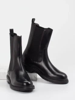 Marc O'Polo – Chelsea Boots aus Lammleder schwarz