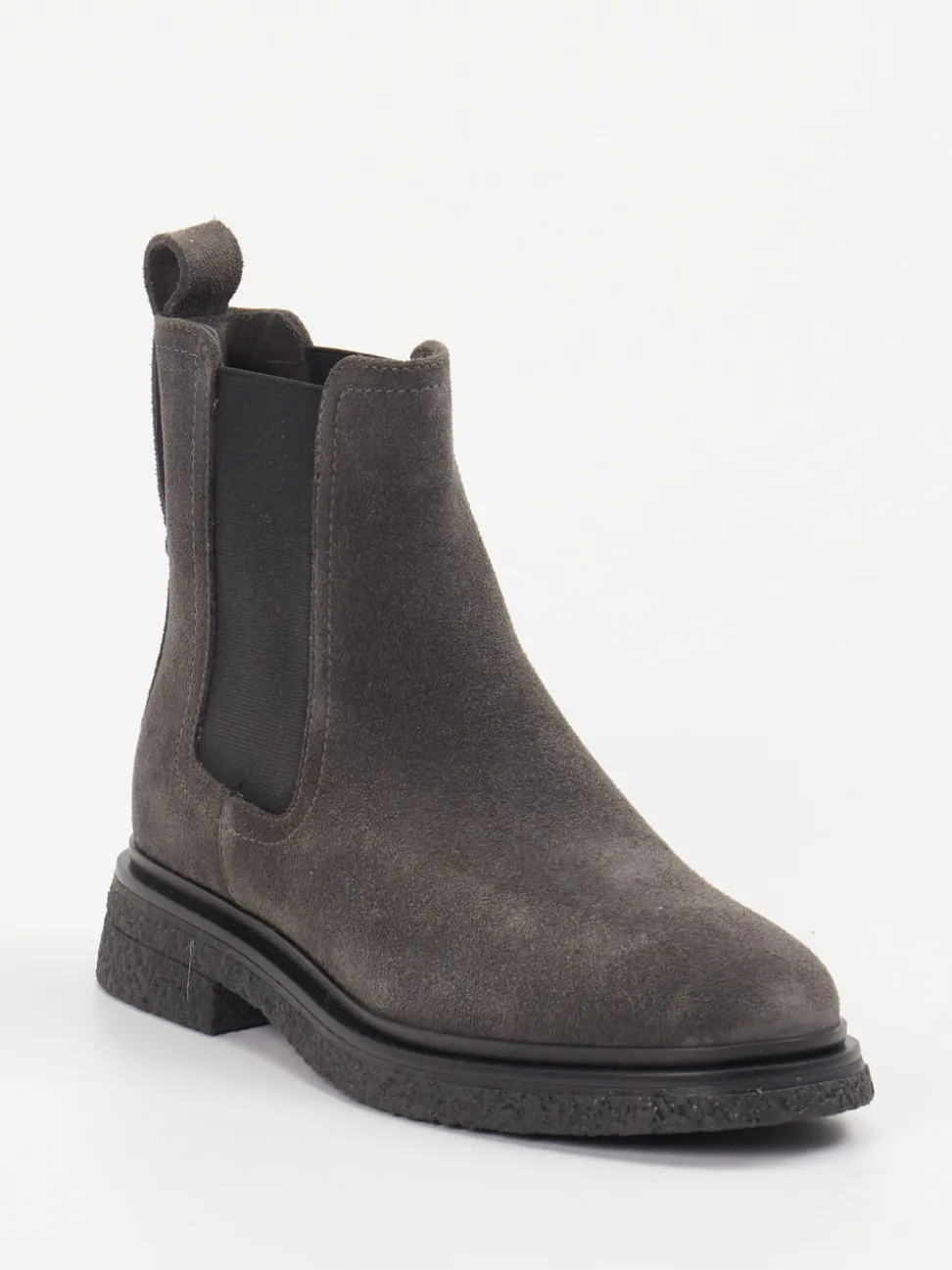 Marc O'Polo – Chelsea Boots aus Veloursleder grau