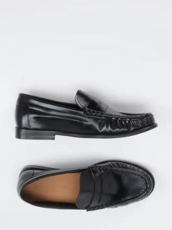 Marc O'Polo – Loafer aus Hochglanzleder schwarz