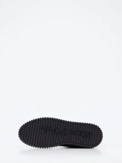 Marc O'Polo – Plateau-Stiefeletten aus Veloursleder schwarz