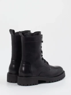Marc O'Polo – Schnürboots aus Lammleder Schwarz