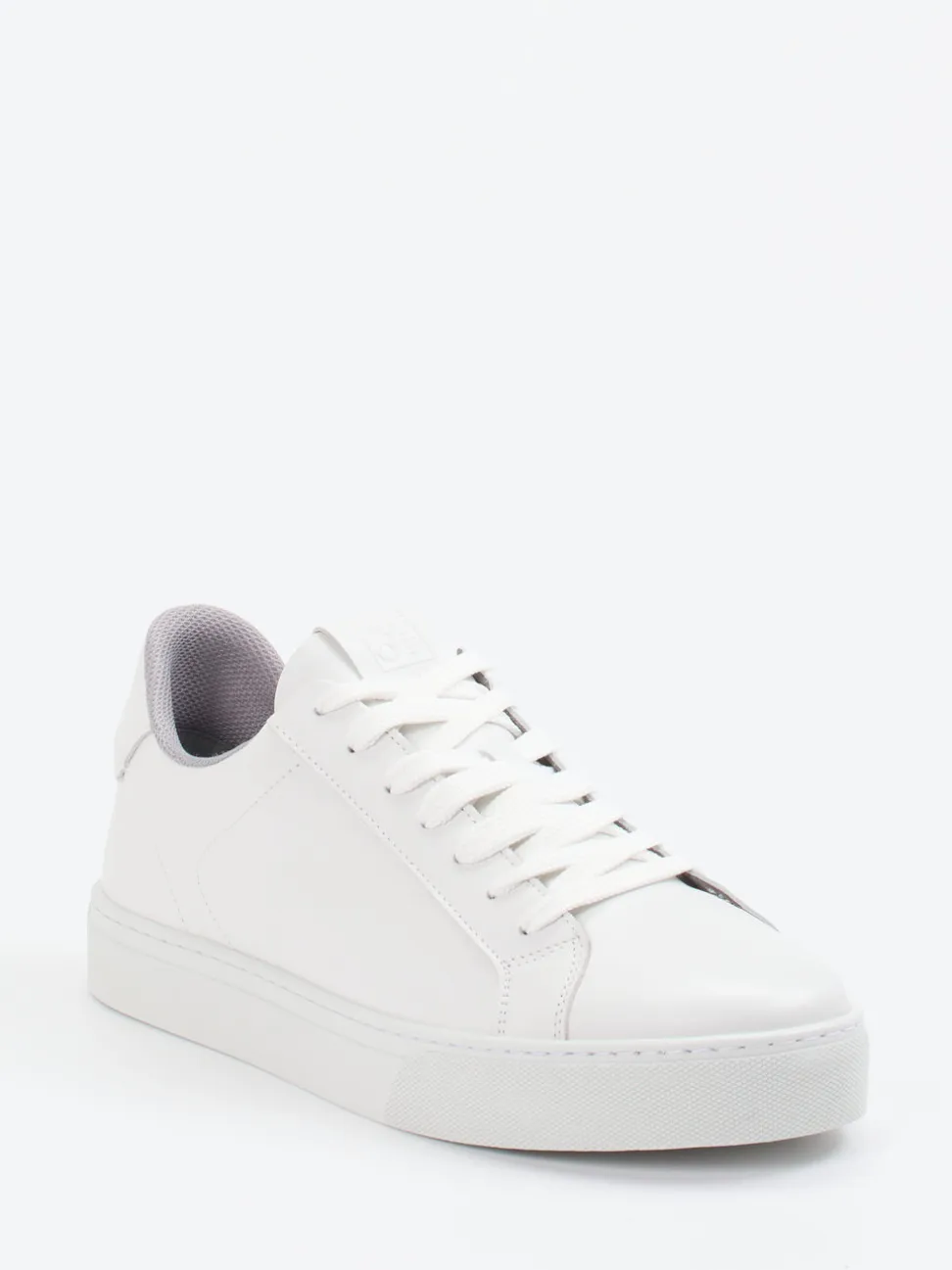 Marc O'Polo – Sneaker aus Glattleder in Offwhite