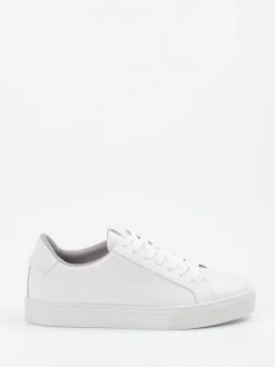 Marc O'Polo – Sneaker aus Glattleder in Offwhite
