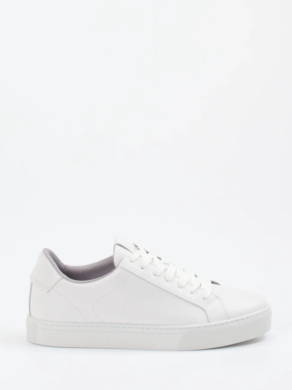 Marc O'Polo – Sneaker aus Glattleder in Offwhite