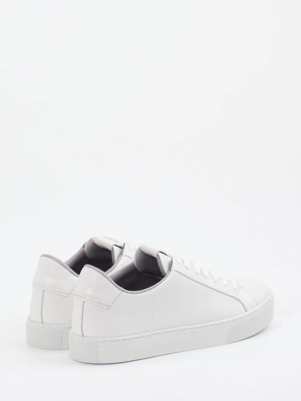 Marc O'Polo – Sneaker aus Glattleder in Offwhite