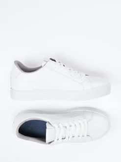 Marc O'Polo – Sneaker aus Glattleder in Offwhite