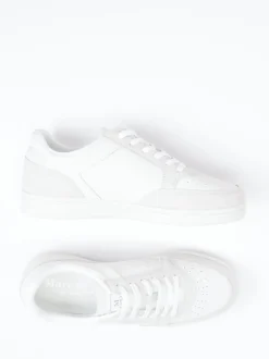 Marc O'Polo – Sneaker aus Kalbleder in Offwhite