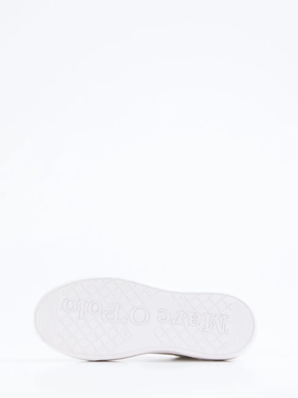 Marc O'Polo – Sneaker aus Leder in Offwhite