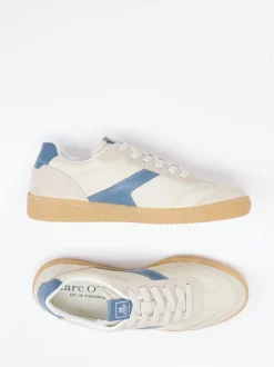 Marc O'Polo – Sneaker aus Leder in Beige