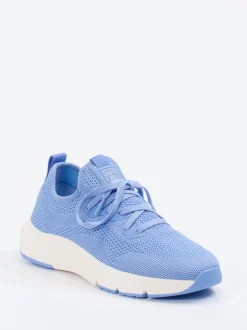 Marc O'Polo – Sneaker aus recyceltem Textil Hellblau