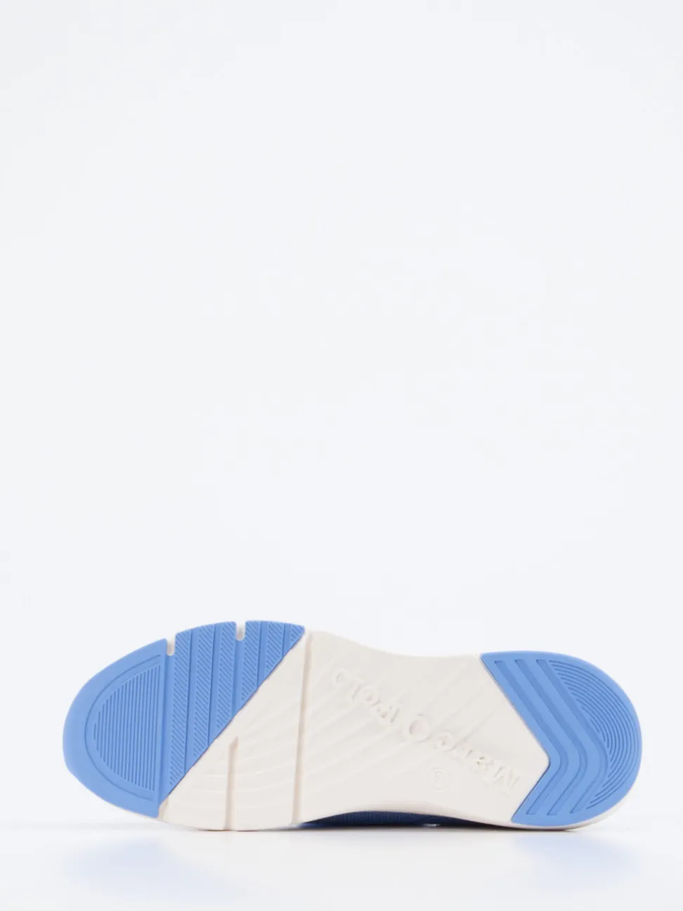 Marc O'Polo – Sneaker aus recyceltem Textil Hellblau