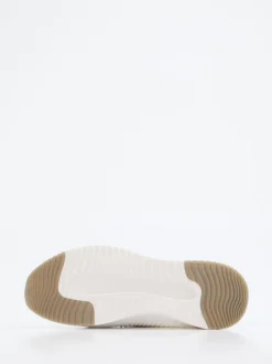Marc O'Polo – Sneaker aus Stricktextil in Offwhite