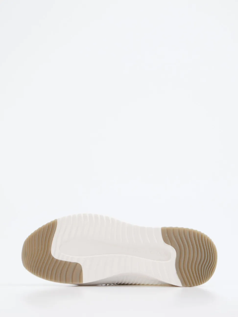 Marc O'Polo – Sneaker aus Stricktextil in Offwhite