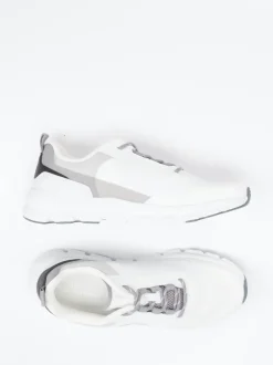 Marc O'Polo – Sneaker aus Textil in Off-White