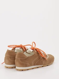Marc O'Polo – Sneaker aus Veloursleder sandbraun