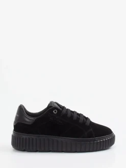 Marc O'Polo – Sneaker aus Veloursleder Schwarz