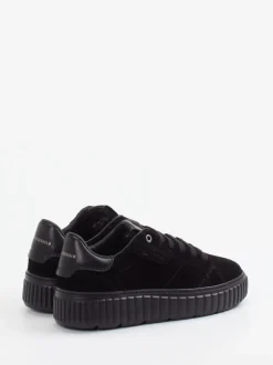 Marc O'Polo – Sneaker aus Veloursleder Schwarz