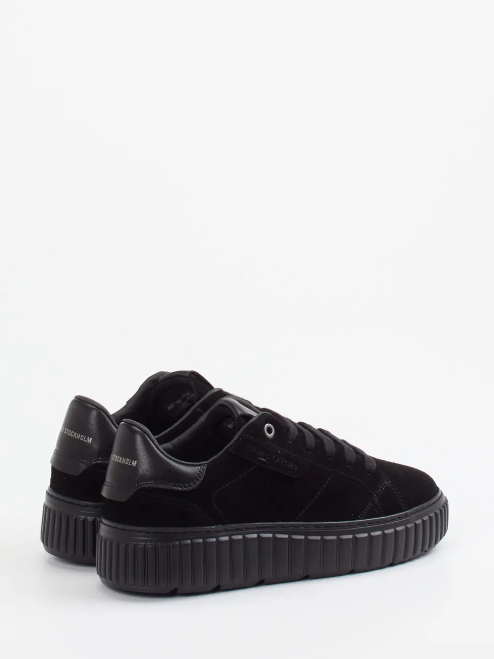 Marc O'Polo – Sneaker aus Veloursleder Schwarz