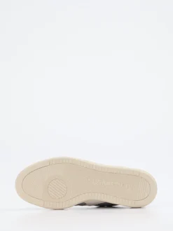 Marc O'Polo – Sneaker aus Veloursleder in Taubenblau