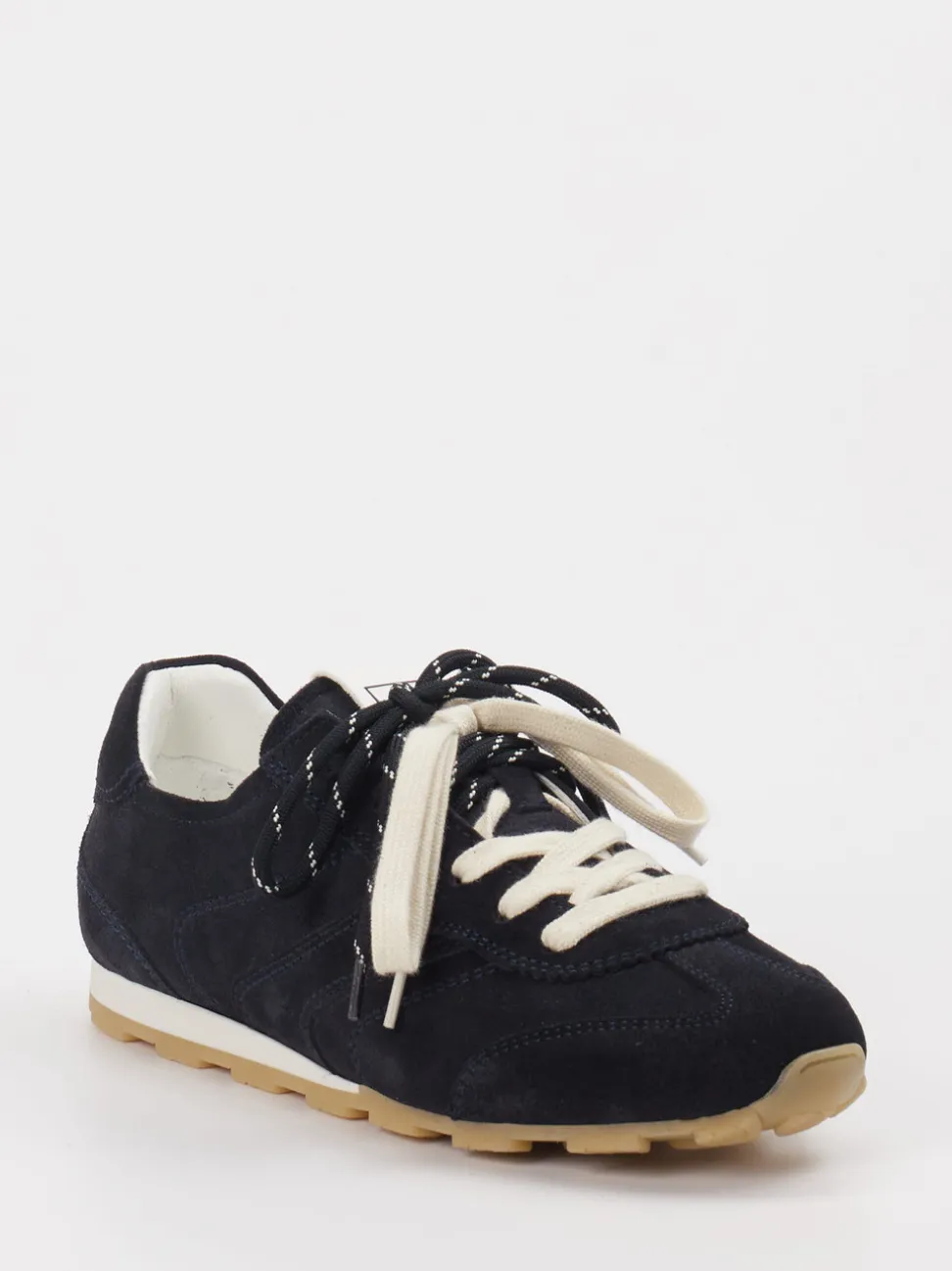 Marc O'Polo – Sneaker aus Veloursleder Dunkelblau