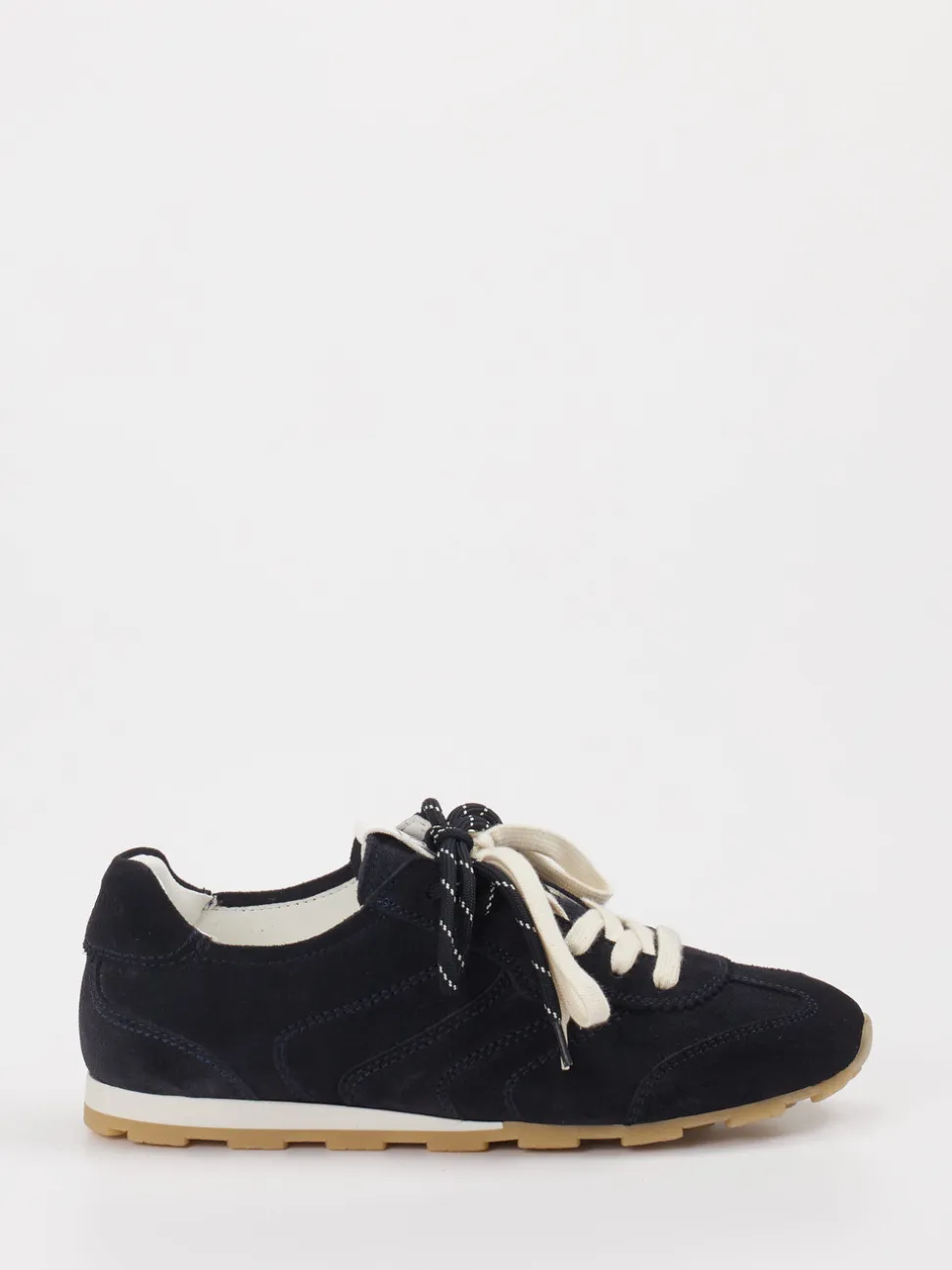 Marc O'Polo – Sneaker aus Veloursleder Dunkelblau