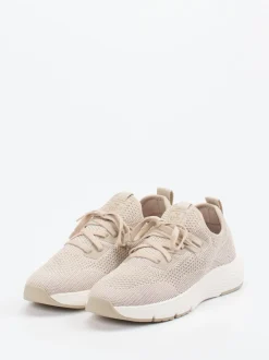 Marc O'Polo – Strick-Sneaker aus Textil in Beige