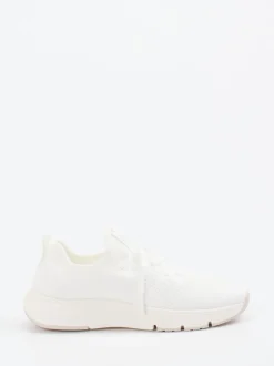 Marc O'Polo – Strick-Sneaker aus Textil in Offwhite