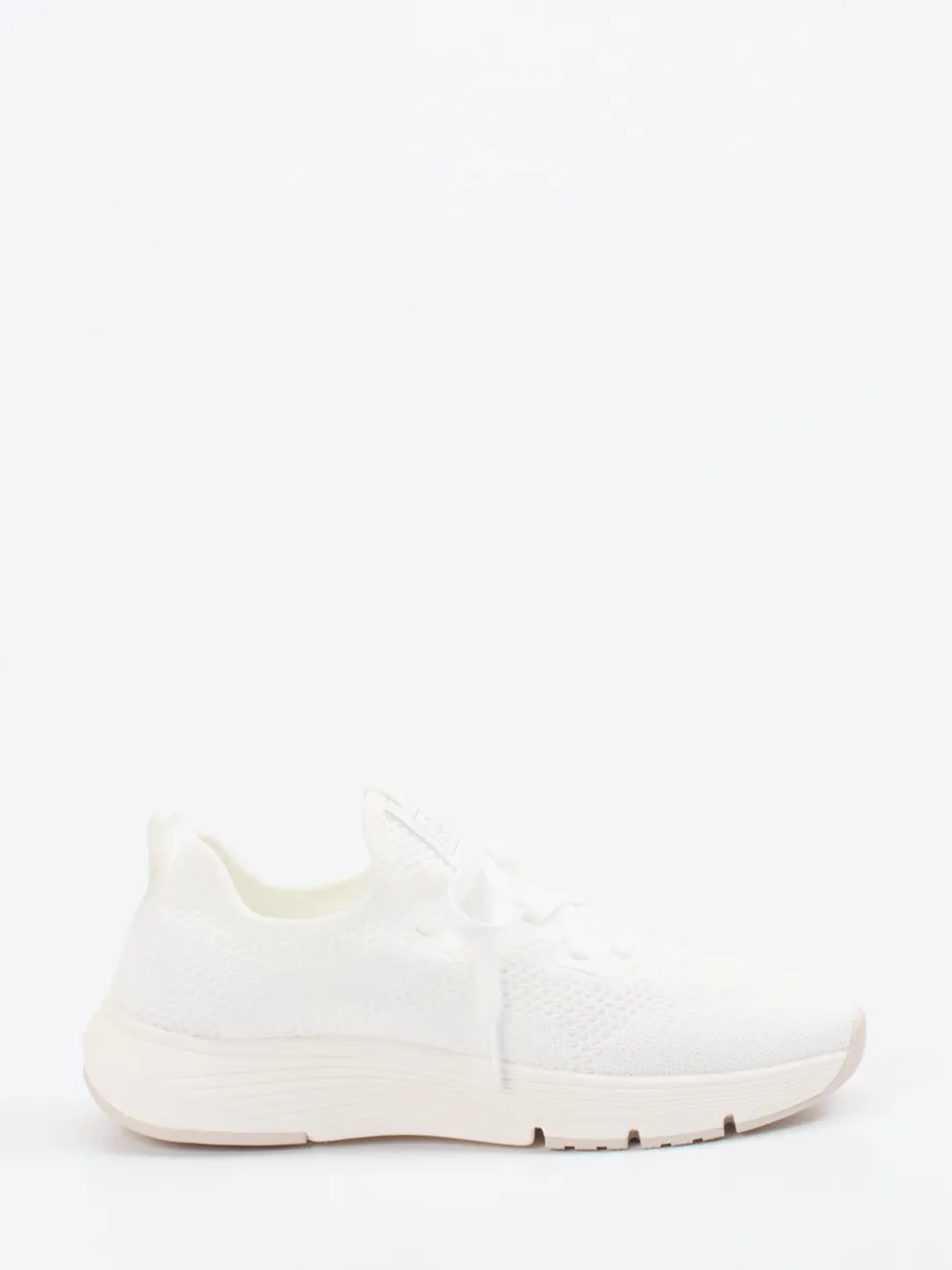 Marc O'Polo – Strick-Sneaker aus Textil in Offwhite