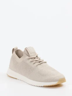 Marc O'Polo – Strick-Sneaker aus Textil in Beige