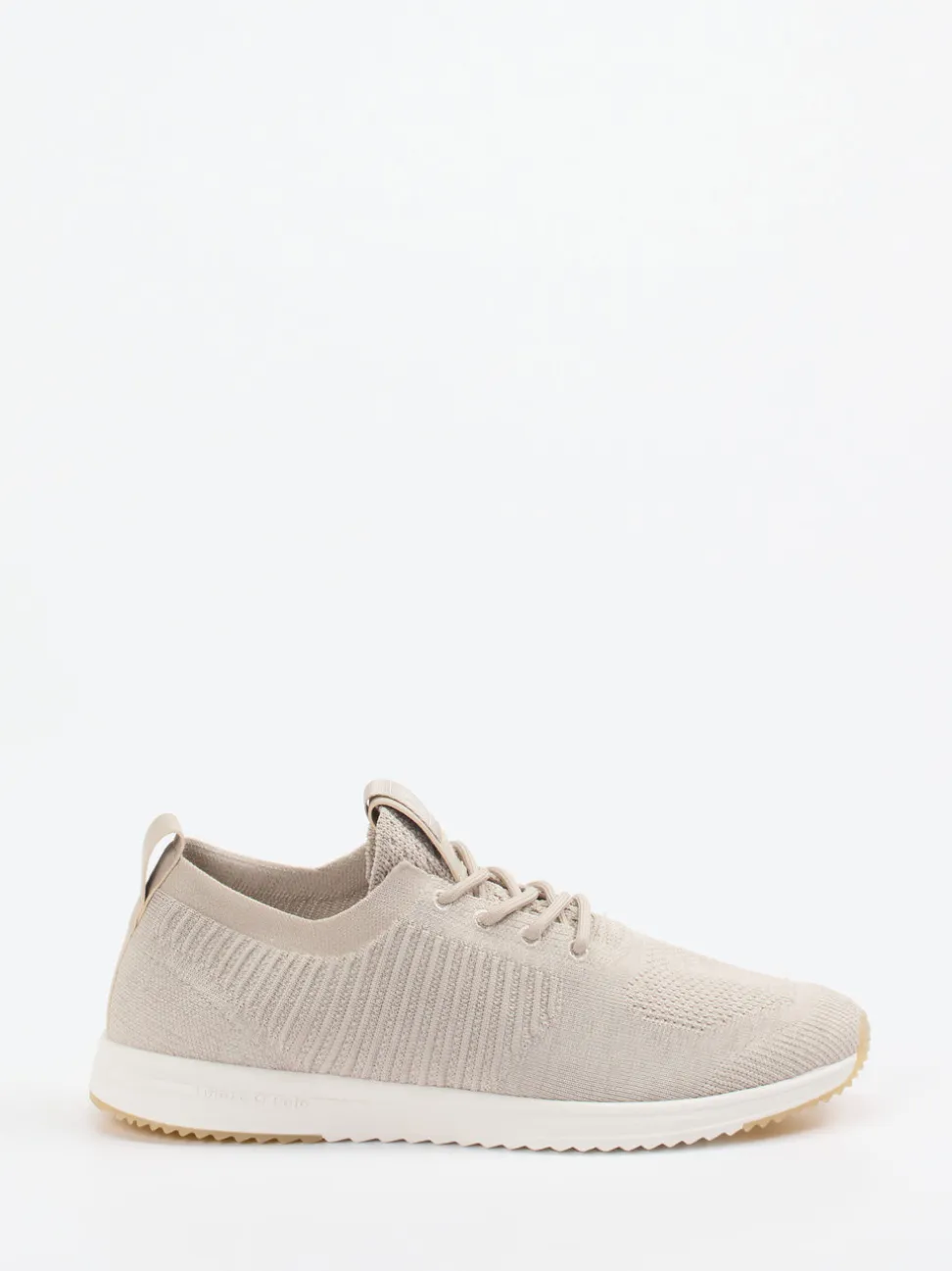 Marc O'Polo – Strick-Sneaker aus Textil in Beige