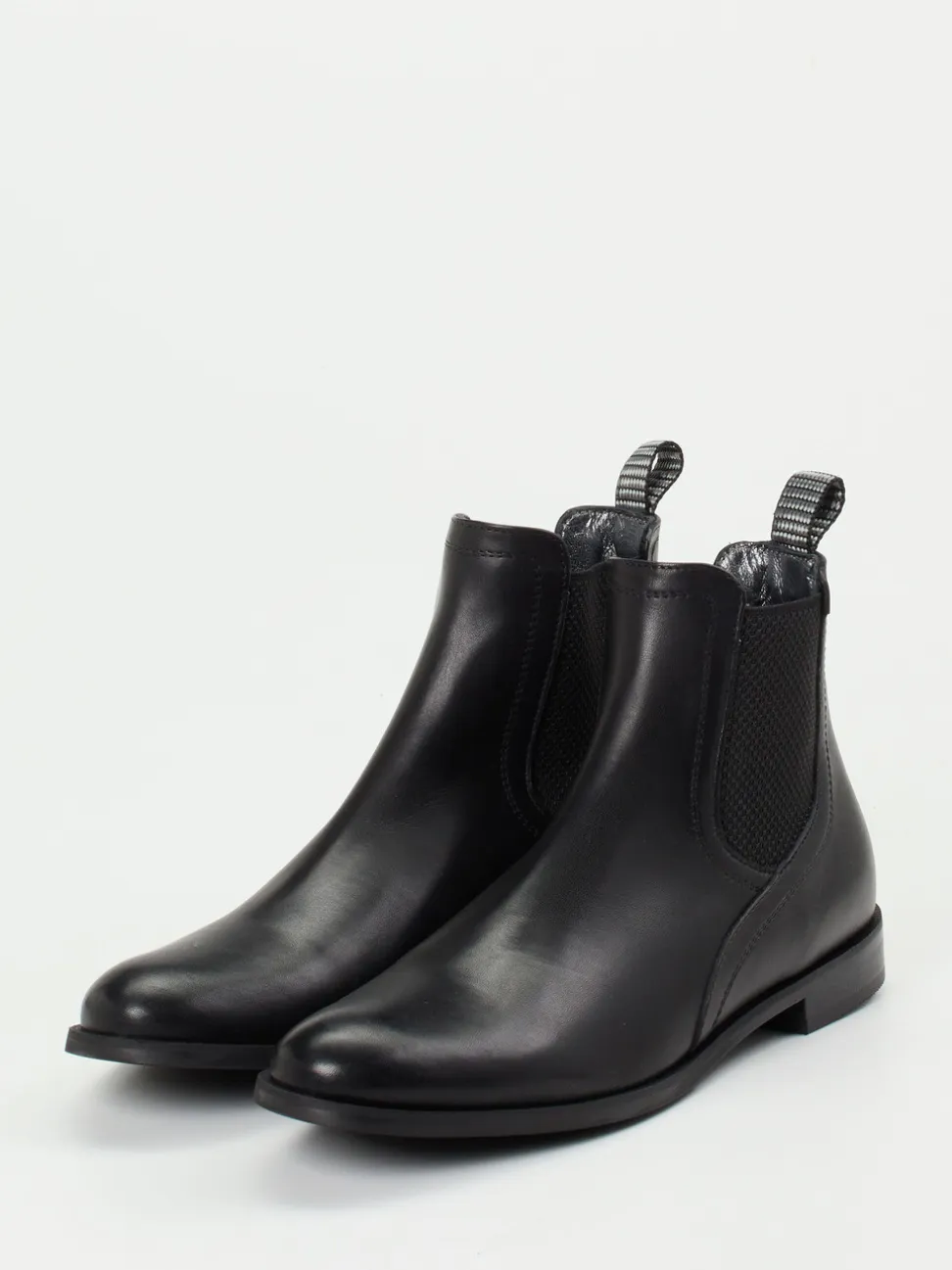 Maripé – Chelsea Boots aus Kalbleder schwarz