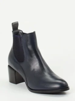Maripé – Chelsea Boots aus Kalbleder Dunkelblau