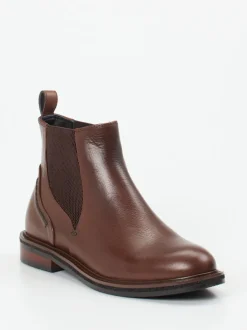 Maripé – Chelsea Boots aus Kalbleder Dunkelbraun