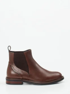 Maripé – Chelsea Boots aus Kalbleder Dunkelbraun