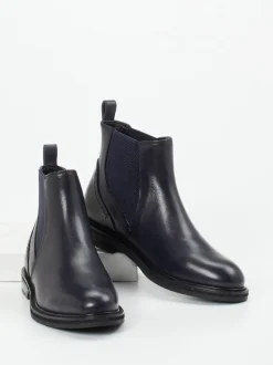 Maripé – Chelsea Boots aus Kalbleder in Dunkelblau