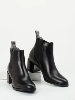 Maripé – Chelsea Boots aus Kalbleder Schwarz