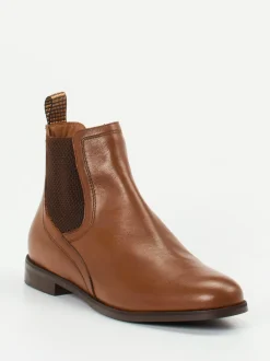 Maripé – Chelsea Boots aus Kalbleder in Braun