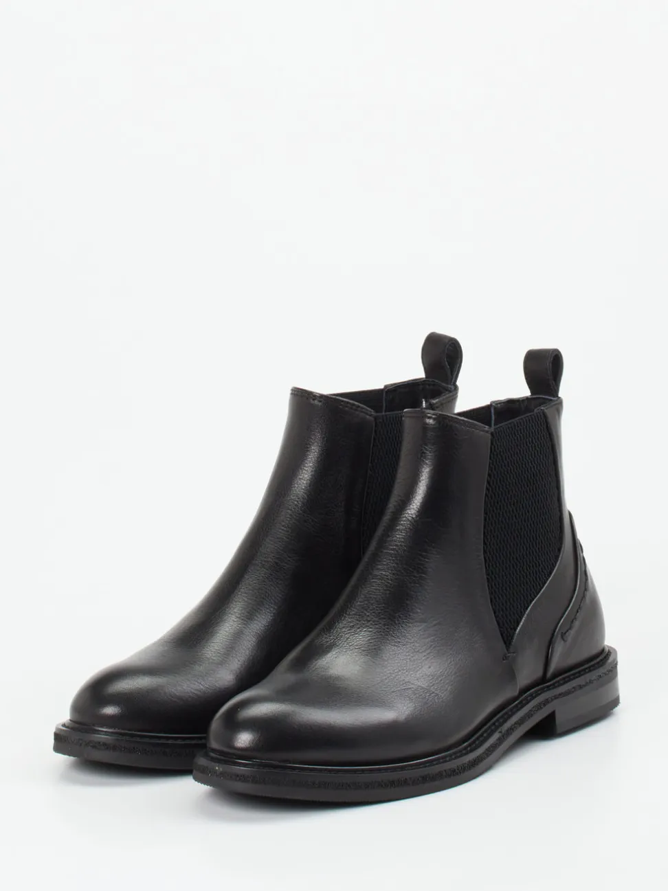 Maripé – Chelsea-Stiefelette aus Kalbleder schwarz